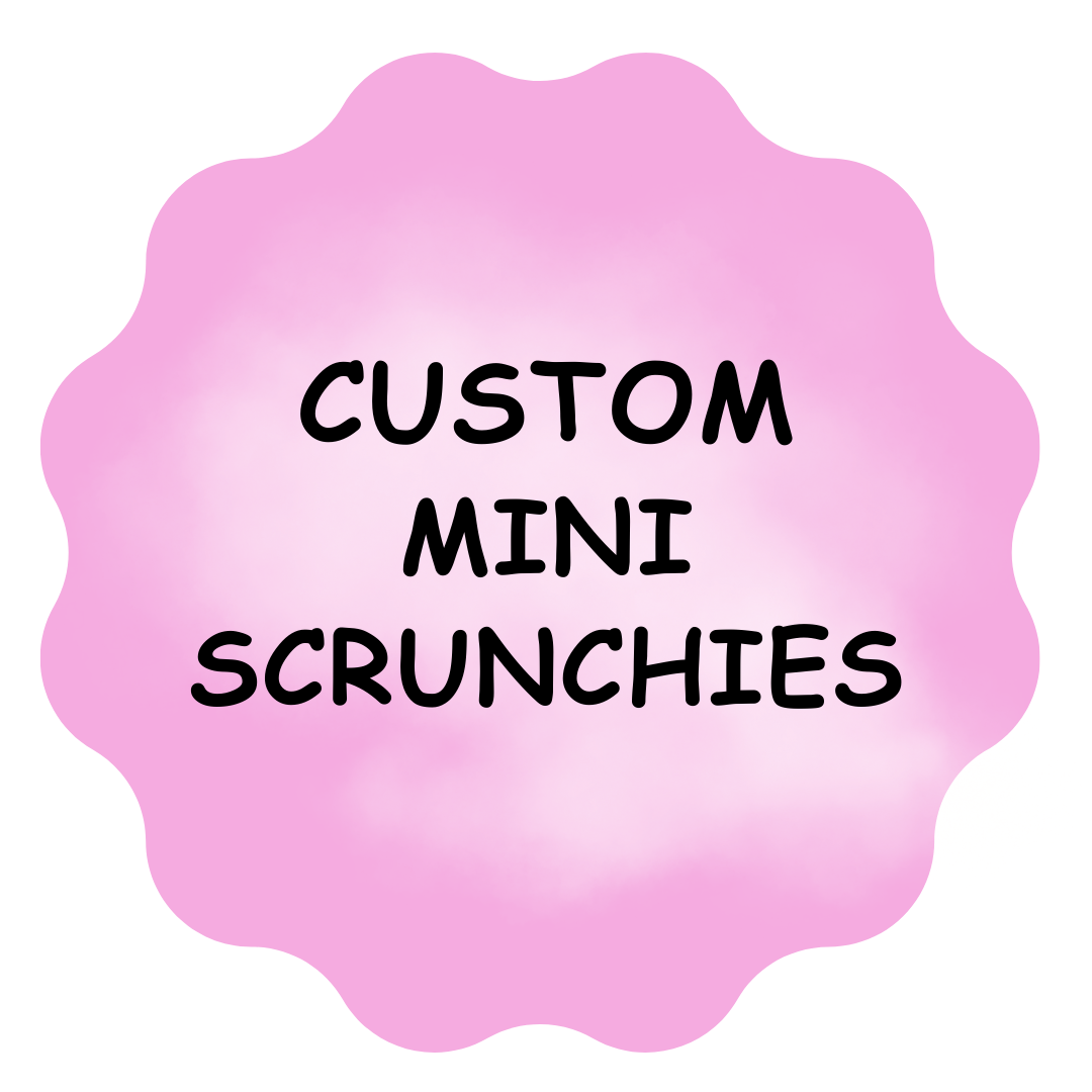 Cotton Scrunchie - Custom - Mini