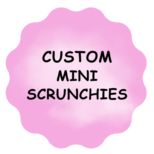 Cotton Scrunchie - Custom - Mini