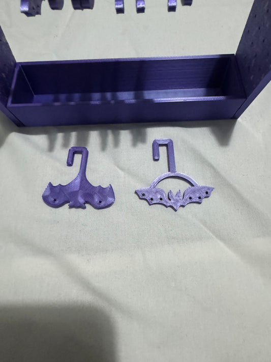 3D Printed Coffin Earring Wardrobe extra hangers