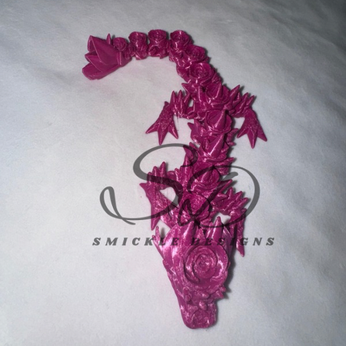 3D Rose Dragon