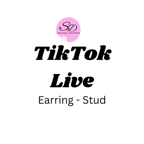 TikTok Live - Earrings Studs