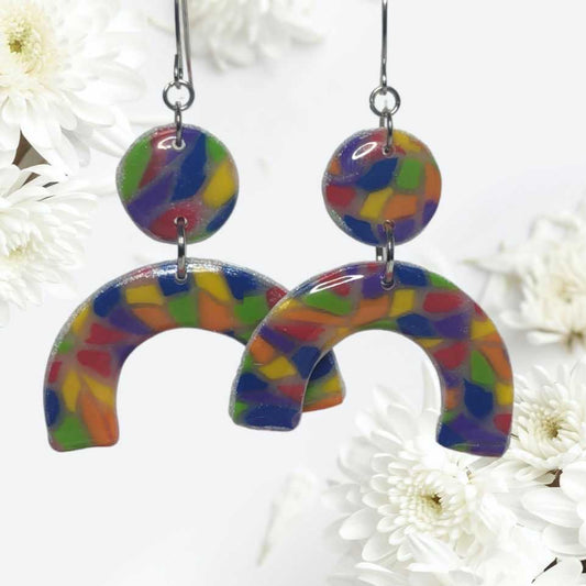 Polymer Clay Earrings #1187