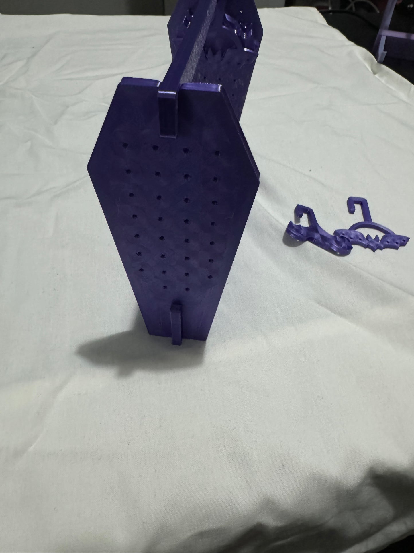 3D Printed Coffin Earring Wardrobe extra hangers