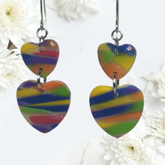 Polymer Clay Earrings #1190