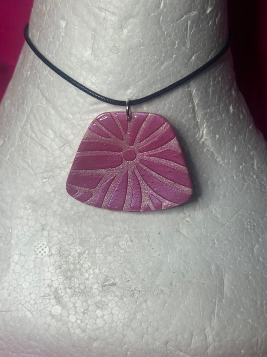 Polymer Clay Necklace - #1236