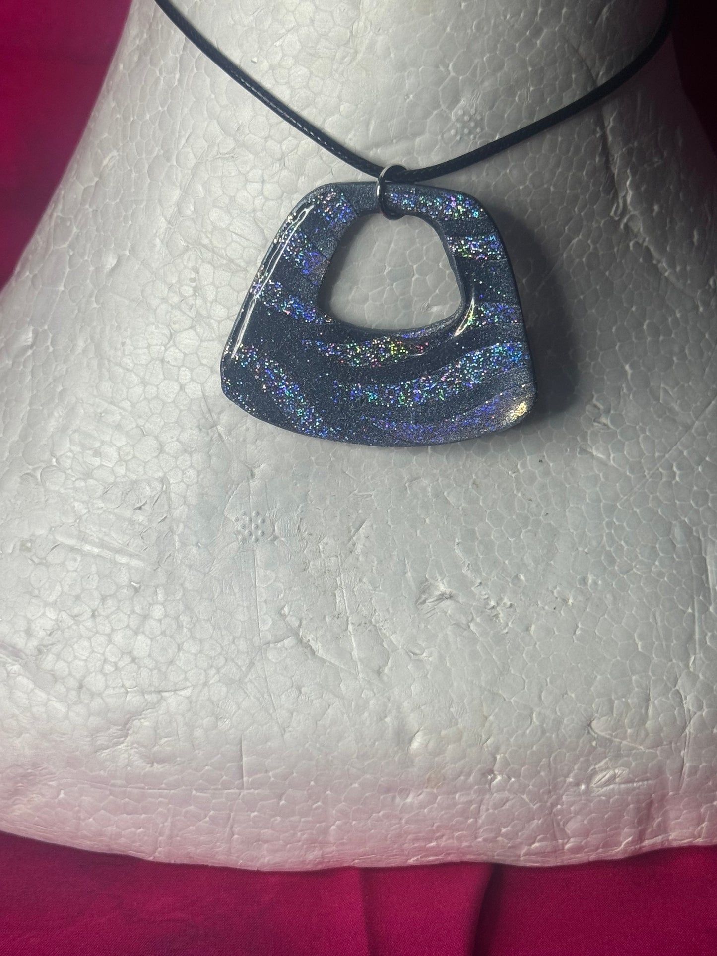 Polymer Clay Necklace - #1230