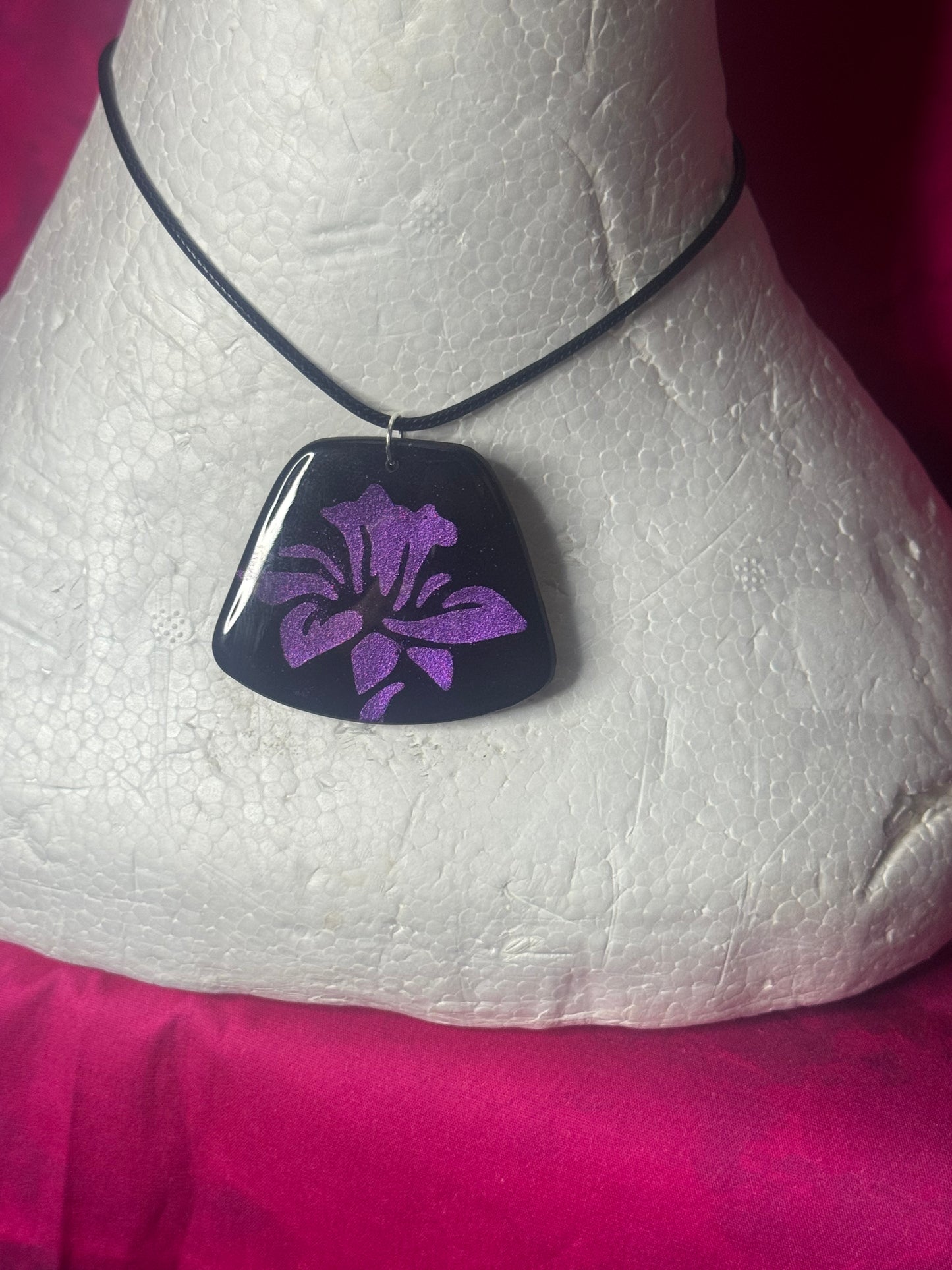 Polymer Clay Necklace - #1226